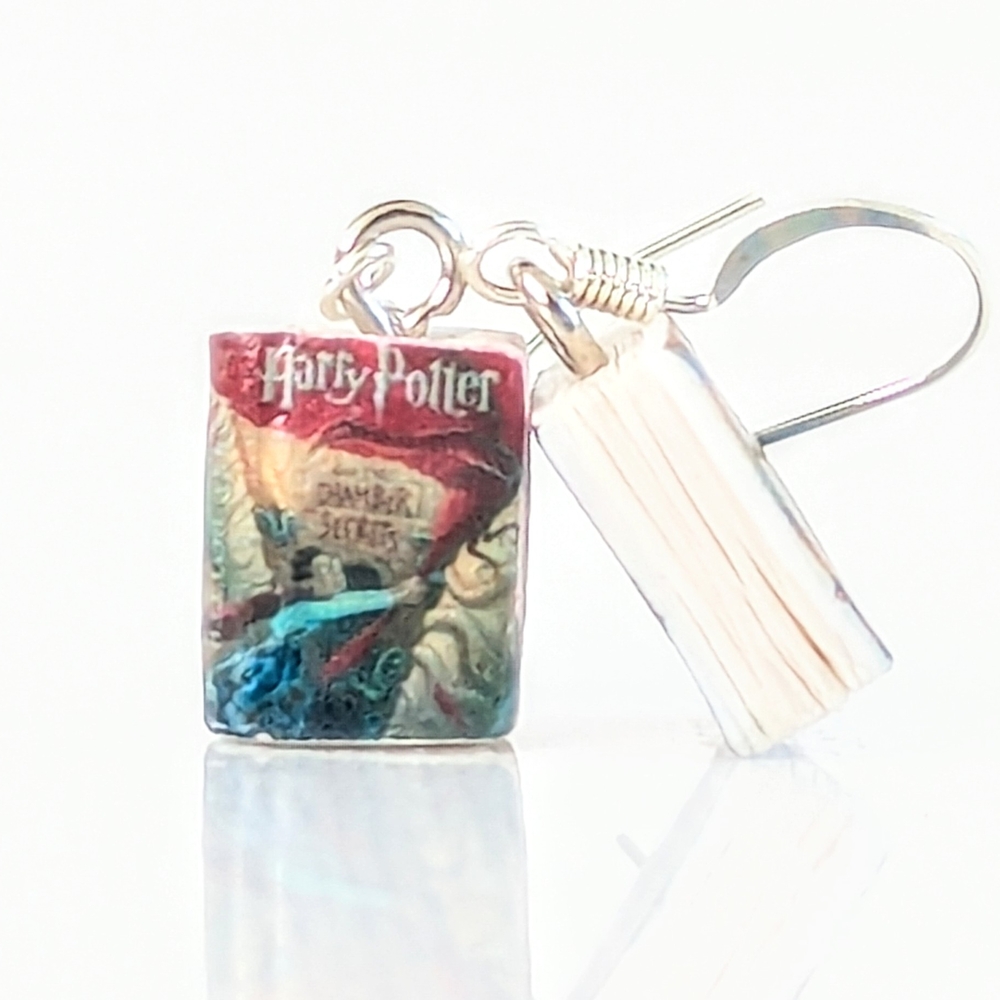 Harry Potter Book Earrings